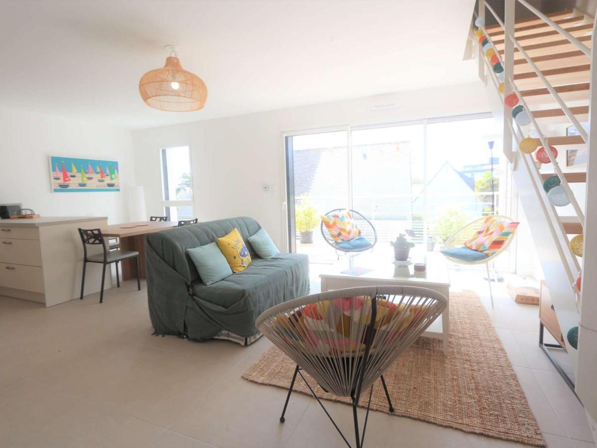 Duplex Lumineux A Benodet: Plage Et Thalasso A Pied, Terrasse, Parking Et Abri Velo Inclus - Fr-1-481-117 Екстериор снимка
