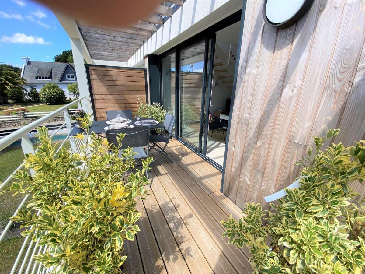 Duplex Lumineux A Benodet: Plage Et Thalasso A Pied, Terrasse, Parking Et Abri Velo Inclus - Fr-1-481-117 Екстериор снимка