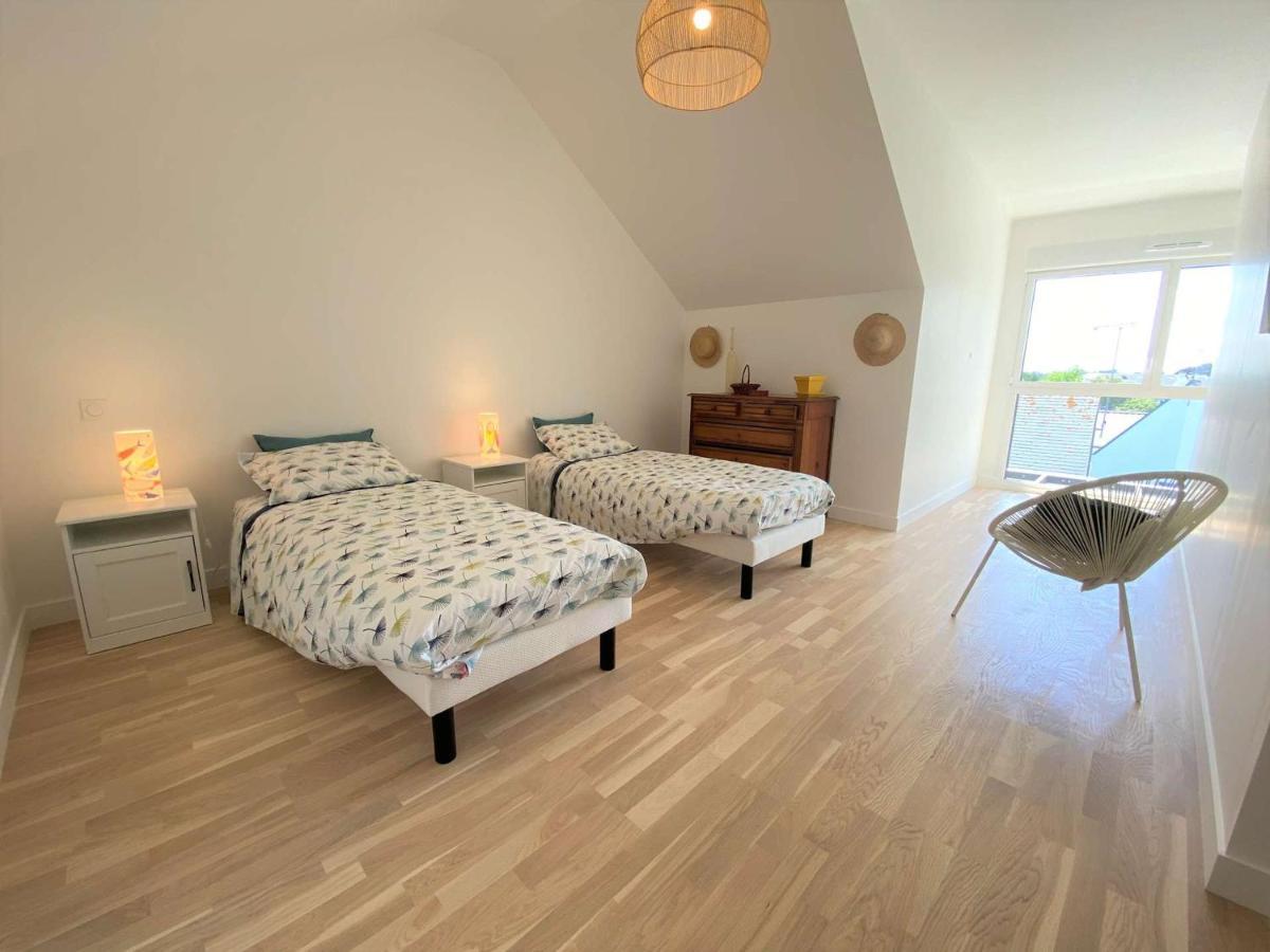 Duplex Lumineux A Benodet: Plage Et Thalasso A Pied, Terrasse, Parking Et Abri Velo Inclus - Fr-1-481-117 Екстериор снимка