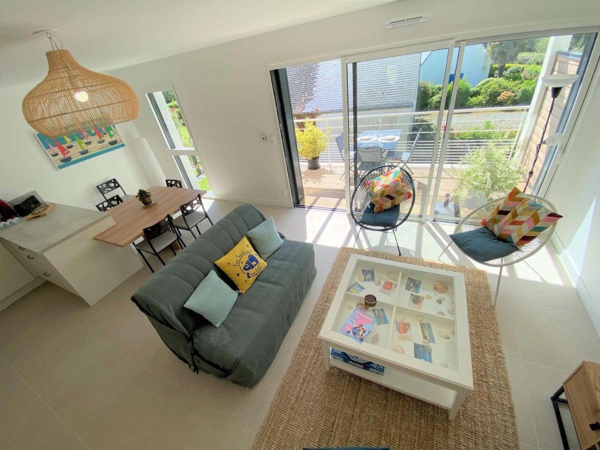Duplex Lumineux A Benodet: Plage Et Thalasso A Pied, Terrasse, Parking Et Abri Velo Inclus - Fr-1-481-117 Екстериор снимка